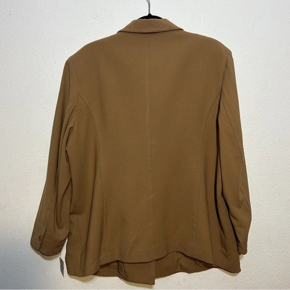 Talbots Vintage Wool Business Blazer Jacket Minimalist 20W Petite Made In Japan - Picture 2 of 11